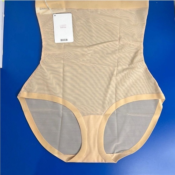 NWT Wolford Tulle Control Panty High Waist Nude 10 - Picture 9 of 13